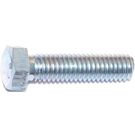 Midwest Fastener Grade 5, 3/8"-16 Hex Head Cap Screw, Zinc Plated Steel, 1-1/2 in L 296