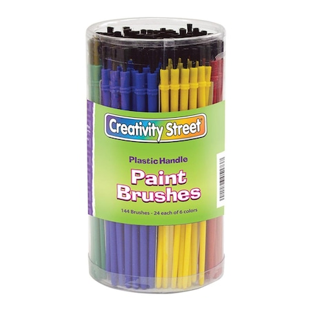 Pacon Pacon  Creativity Street Economy Brushes, 6 Colors, 288PK CK-5173-2