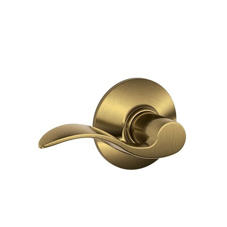 Schlage Accent Antique Brass Passage Lever Right or Left Handed F10ACC609