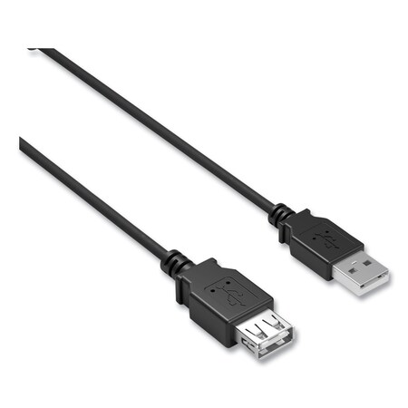 Nxt Technologies USB 2.0 Extension Cable, 6 ft, Black NX29753