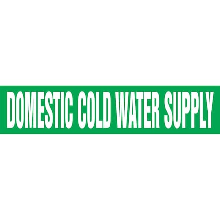 Accuform ASME ANSI PIPE MARKER DOMESTIC RPK275STC