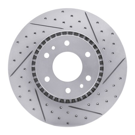 Dynamic Friction Co DFC Geoperformance Rotor - Drilled and Slotted 830-48046R