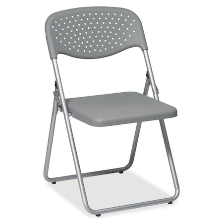 Office Star Folding Chair, Grey, PK4 FC8000NS-2