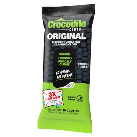 Henkel - Ge, Loctite, Osi 15in X 10in Crocodile Cloth 5900-010 Original Large Wiping Cloth, 10-Count 3036907