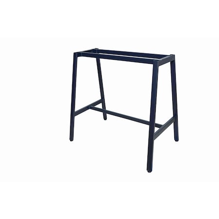 Bfm Seating Atlas A-Frame 30 x 60in Bar Height Table Base - Sand Black TBA2-3060T