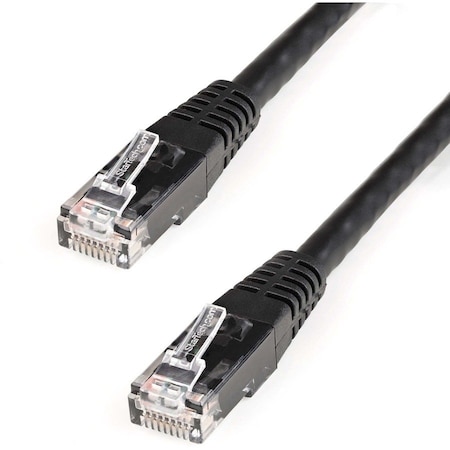 Startech.Com 8ft CAT6 Ethernet Cable Black Cat 6 PoE C6PATCH8BK