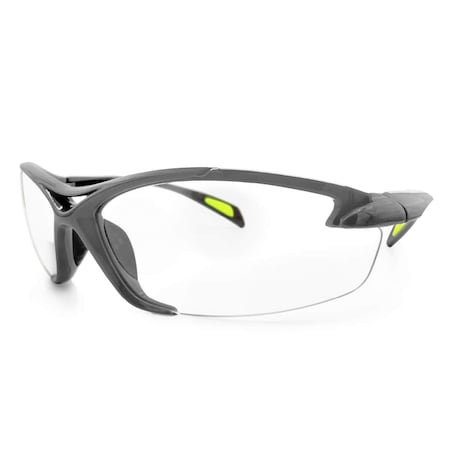 Magid AcuSpex Semi-Frameless Clear Safety Glasses with PureVue Premium Anti-Fog Coating PX4080