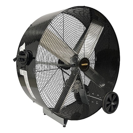 Master CirculatingFan, 48inDia, Black, Mobile MAC-48-BDF-C