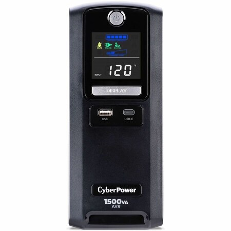 Cyberpower CyberPower 6 ft. L 10 outlets Battery Backup/Surge Protector Black 890 J LX1500GU3