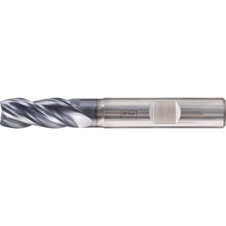 Pferd PFERD Chamfered End Mill, 4 flutes, 3/8'' Dia, 3/4'' APMX, 2-1/2'' OAL, Weldon shank 23003039