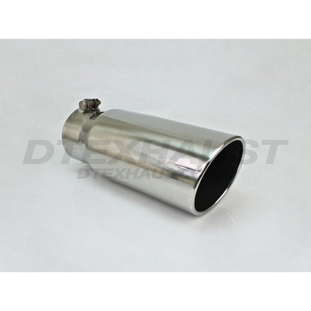 Different Trends BOLT-ON 6.00IN ROLLED SLANT DIESEL EXHAUST TIPS 5.00IN ID / 6.00IN OD BQ9-506012RSL