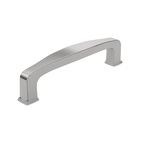 Richelieu Charlemagne Collection 3 3/4 in (96 mm) Center-to-Center Brushed Nickel Transitional Cabinet Pull BP81092195