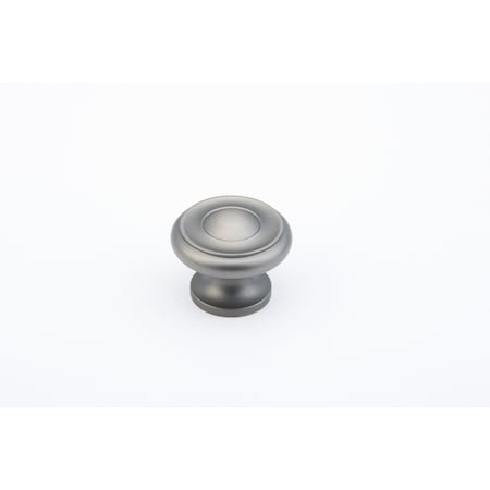 Schaub 1-1/2in Colonial Cabinet Knob Antique Nickel Finish 704-AN