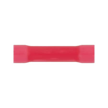 Auveco Vinyl Insulator Butt Connector 22-18 Gauge, 100PK 5047