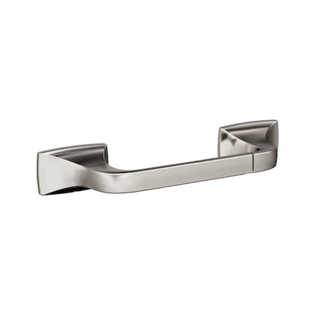 Amerock Highland Ridge Brushed Nickel Transitional Pivoting Double Post Toilet Paper Holder BH36011G10