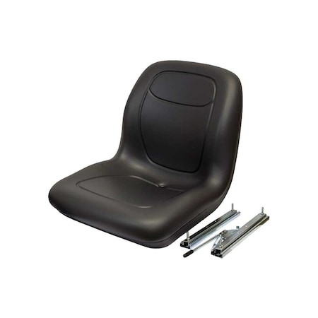 Uni Pro 125 Bucket Seat Kit, With Slide Rails, Black Vinyl 6779