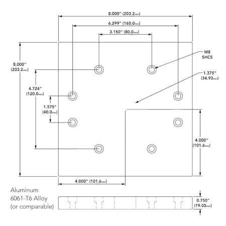 80/20 Tube Framing System Profiles 40006-BP