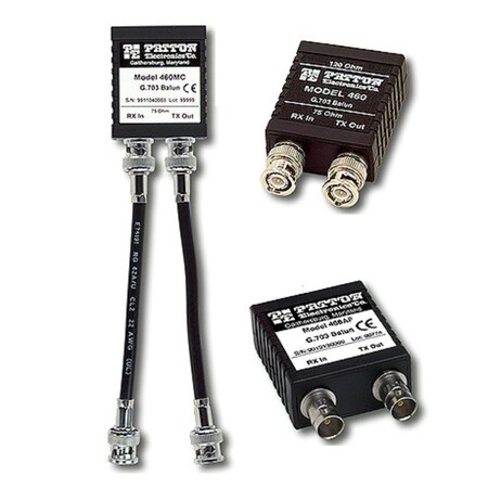 Patton G.703 BALUN 75/120 OHM, DUAL FEMALE 1.6/5.6 465F