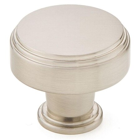 Patioplus 1.625 in. Newport Cabinet Knob, Satin Nickel PA1629233