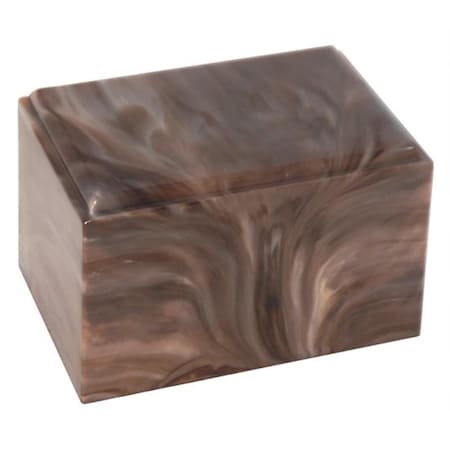 Fasttrack2Fitness Cultured Onyx Cremation Cirrus Adult Urn, Brown Agate FA2054229