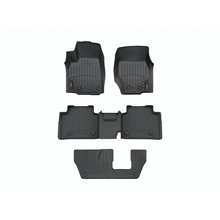 Weathertech Black, Front, rear, and rear Floorliners 4417821-441696-6-4