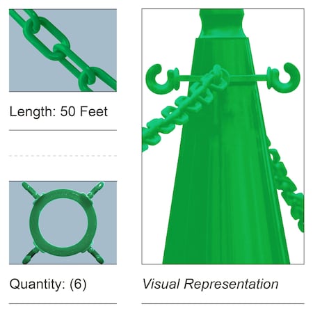 Mr. Chain Green Cone Chain Connector Kit 97404-KIT
