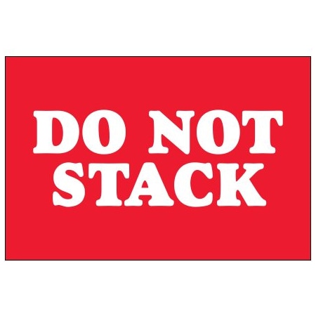 Bsc Preferred 2 x 3'' - ''Do Not Stack'' Labels DL1615