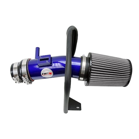 Hps Performance Air Intake Kit with Heat Shield, Blue, 827-780BL