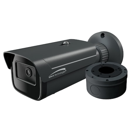 Speco 4MP Flexible Intensifier AI IP Bullet Camera with Junction Box, 2.8mm fixed lens, NDAA O4FB2