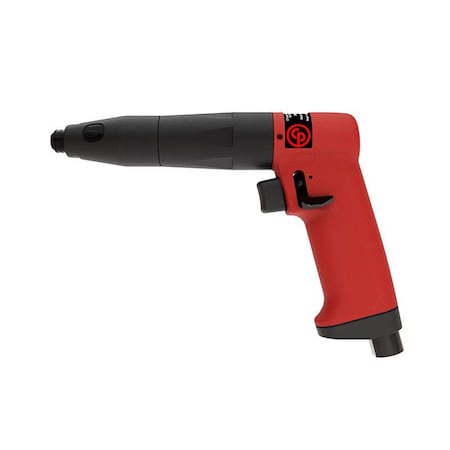 Chicago Pneumatic Screwdriver, 0.4 to 4.3 N-m Torque, 13.8 cfm Air Flow, Shut-Off Clutch, 3.17 ft-lb Max Working Torqu 6151922005