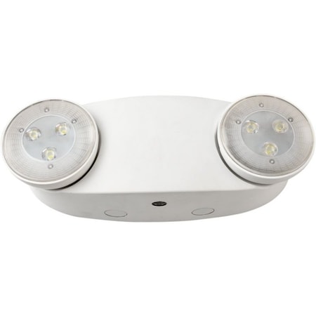 Westgate LED 2-HEAD HIGH-OUTPUT EMERGENCY LIGHT 90-MIN 3W BRIGHT PER HEAD 6V 4Ah LEAD ACID BATT. UL EL-HO
