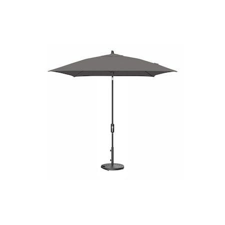 Treasure Garden 7.5 ft Square Patio Umbella, aluminum, fiberglass ribs, outdoor, Charcoal UM847SQ-09 54048 Charcoal