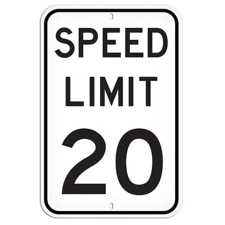 Primeguard Speed Limit 20, 12'' x 18'' PSS1035R