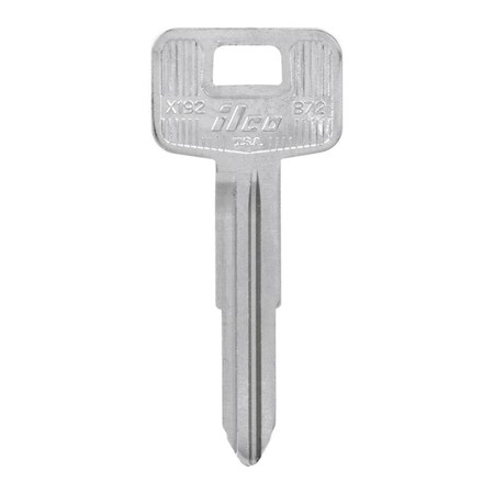 Homecare Products Automotive Universal Key Blank for B72 Double Sided for GM, Silver HO3324505