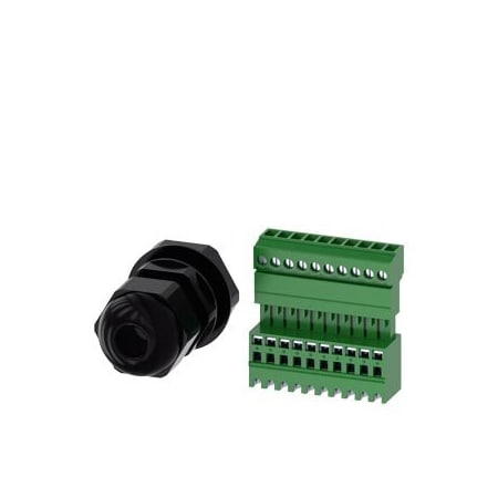 Siemens Metric M20 cable gland for routing the round cable into the 3SU1900-0JC10-0AA0-ZY19