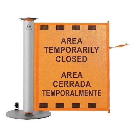 Modus Single Mobile Stand, Round Flat, Orange ZPS-SPP-O