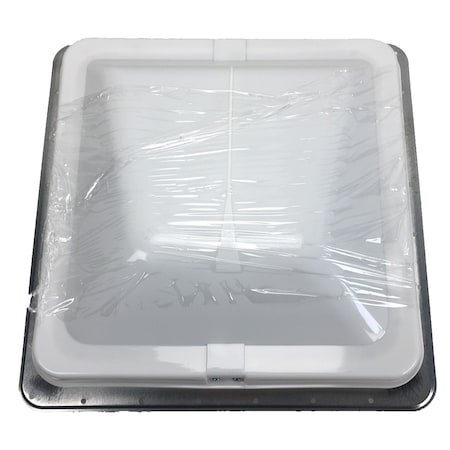 Hengs Industries Manual Opening, For 14" x 14", With Screen, Without Fan, Pure White Screen Frame/ White Lid 71111A-C1G1