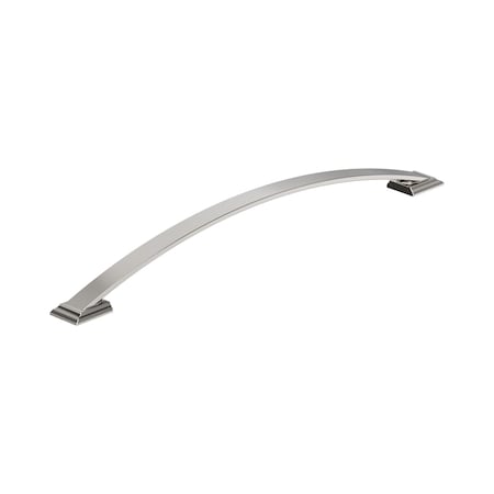 Amerock Candler 12-5/8 inch 320mm Center-to-Center Polished Nickel Cabinet Pull BP29353PN