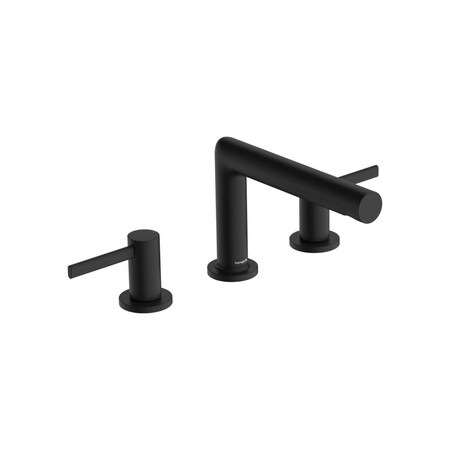 Hansgrohe Zesis S Widespread Faucet 100 with Pop-Up Drain, 1.2 GPM in Matte Black 74733671