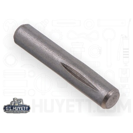 Huyett Type H Grooved Pin, 300 Stainless Steel, 0.219 in Dia x 0.217 in Small End Dia x 0.875 in Length GPS-0218-0875-H
