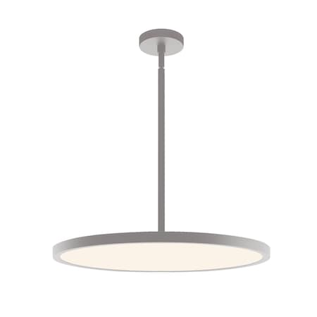Afx Edge Round - LED Pendant - 20in W - 120-277V - Satin Nickel EGRP20LAJUDSN
