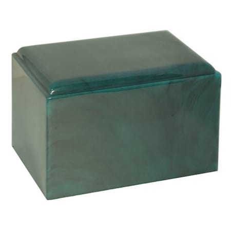 Fasttrack2Fitness Cultured Onyx Cremation Cirrus Adult Urn, Malachite FA2001550