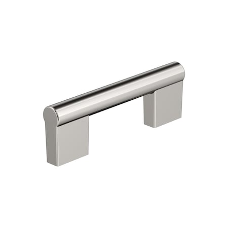 Amerock Versa 3 inch (76mm) Center-to-Center Polished Nickel Cabinet Pull, 25PK 25VMP55530PN