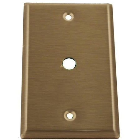 Leviton Wall Plate, Stainless Steel 84061-40