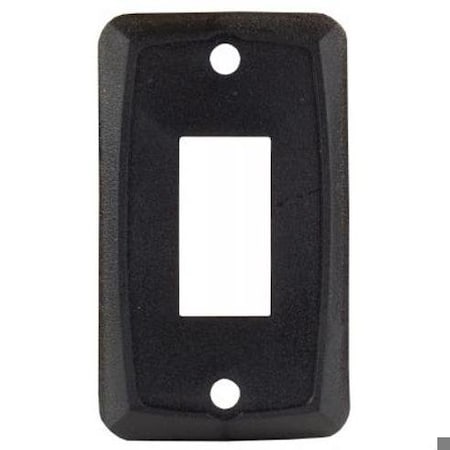 Jr Products SINGLE FACE PLATE, BLACK 12855