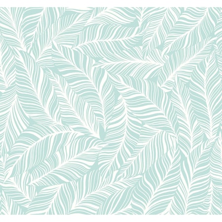 York Wallcoverings Rainforest Canopy Aqua Wallpaper TC2716