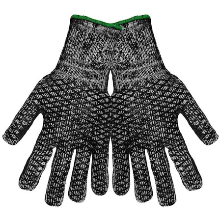 Global Glove T800HC Honeycomb Coated Brushed Terrycloth Gloves, Acrylic Yarn, Medium, 12PK T800HC-08