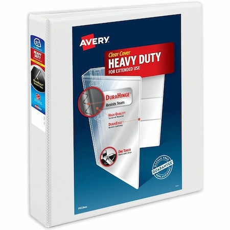 Avery Heavy-Duty View 3 Ring Binder, 1.5" One 79795