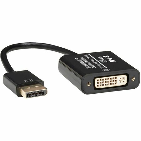 Tripp Lite DisplayPort to DVI Adapter Active Converter M/F DPort 1.2 6" 6in P134-06N-DVI-V2