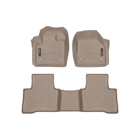 Weathertech Tan, Front and Rear FloorLiner HP 4518591-4515163